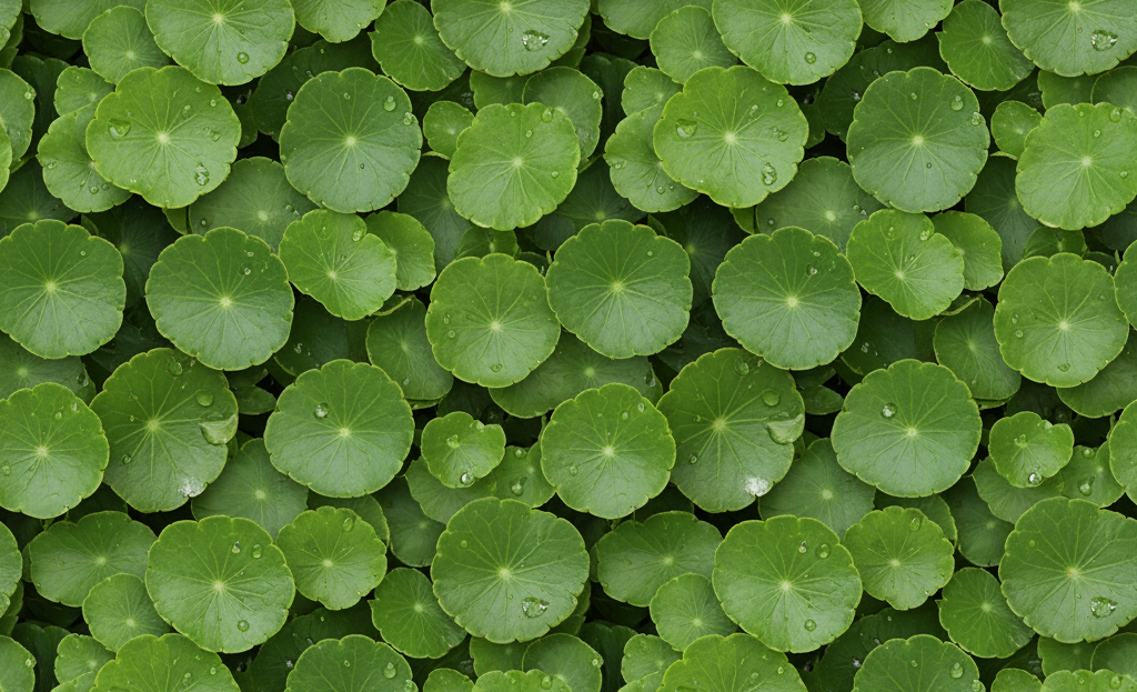 foglie di centella asiatica, centella asiatica nei cosmetici